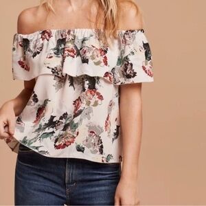 Wilfred Floral Off-Shoulder Blouse - Multicolor